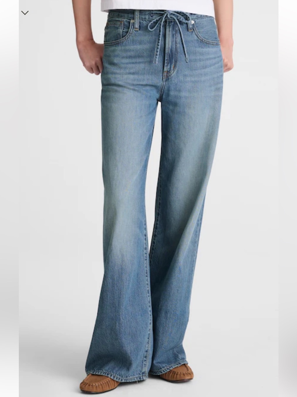 NWT Madewell Drawstring Jeans - Picture 2 of 7